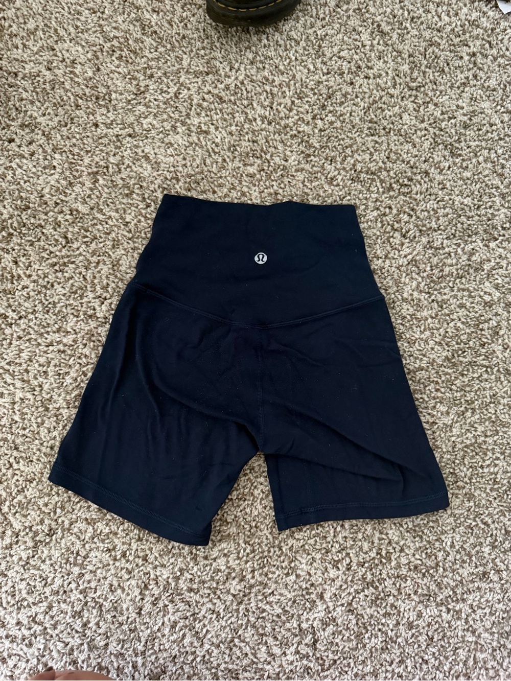 lululemon High-Rise Navy Align Shorts